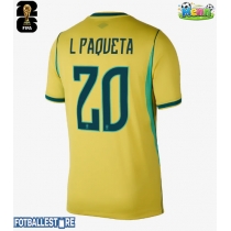 Brasil Lucas Paqueta #20 Hjemmedrakt VM 2026 Kortermet